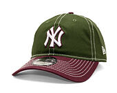Kappe New Era - MLB "Seasonal 2 Tone" 9TWENTY - NY Yankees - Green / Burgundy