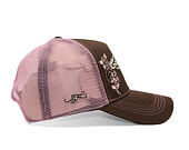 Kappe Ed Hardy - Skull And Roses 5 Panel Trucker Cap