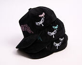 Kappe Reflection Luxury New Angel Cap - Black Silver Script