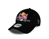 Kappe New Era - F1 Distressed Cord 9FORTY - RED BULL F1 - Black