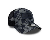Kappe New Era - F1 Pattern Denim 9FORTY A-Frame Trucker - RED BULL F1 - Navy Blue