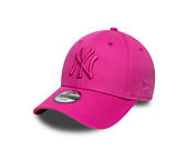 Kinder Kappe New Era - MLB League Essential 9FORTY - NY Yankees - Fuchsia