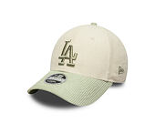 Kinder Kappe New Era - MLB Cord 9FORTY M-CROWN - LA Dodgers - Cream / Soft Grass