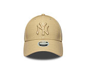 Damen Kappe New Era - MLB PU Pattern 9FORTY - NY Yankees - Stone