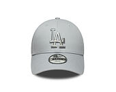 Kinder Kappe New Era - MLB Metallic 9FORTY - LA Dodgers - Grey / Silver