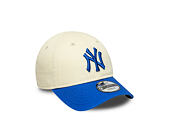 Kinder Kappe New Era - MLB Essential 9FORTY - NY Yankees - Cream / Blue