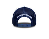 Kappe New Era - MLB Wordmark 9FORTY A-Frame Trucker - LA Dodgers - Royal