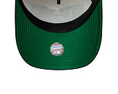 Kappe New Era - MLB Wordmark Suede 9FORTY A-Frame - NY Yankees - Cream / Cilantro Green