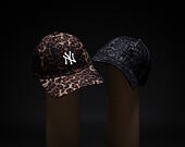 Damen Kappe New Era - MLB Cosy Leopard 9FORTY - LA Dodgers - Black