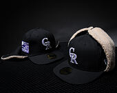 Kappe New Era - MLB World Series Cooperstown Dog-Ear 59FIFTY - Colorado Rockies - Black
