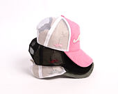 Kappe Ed Hardy - Embroidery Applique Cord 5 Panel Trucker Cap - Hot Pink