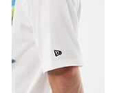 T-Shirt New Era - Branded Beach Graphic Oversized Tee - White