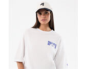 T-Shirt New Era - Branded PIzza Time Graphic Oversized Tee - White