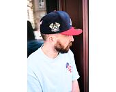 Kappe New Era - MLB IMAGE DROP Cooperstown Icon 59FIFTY - Atlanta Braves - Navy / Scarlet