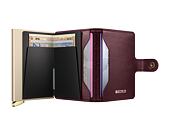 Geldbörse Secrid - Miniwallet Emboss Diamond Premium - Bordeaux
