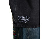Hemd Ed Hardy - Mens Eagle And Stars Relaxed Denim Shirt - Black