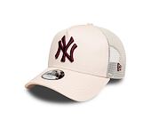 Kinder Kappe New Era - MLB League Essential 9FORTY A-Frame Trucker - NY Yankees - Blush Pink