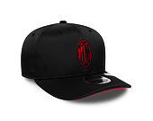 Kappe New Era - Poly 9SEVENTY Stretch-Snap - AC MILAN - Black