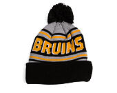 Mütze New Era - NHL Evergreen Wordmark Pom Medium Knit - Boston Bruins - Team Color