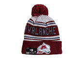 Mütze New Era - NHL Evergreen Wordmark Pom Medium Knit - Colorado Avalanche - Team Color