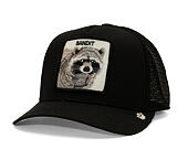 Kinder Kappe Goorin - Bandit (all Black) - Raccoon - Black
