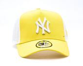 Kappe New Era - MLB Essential 9FORTY A-Frame Trucker - NY Yankees - Yellow / White