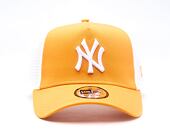 Kappe New Era - MLB Essential 9FORTY A-Frame Trucker - NY Yankees - Orange / White