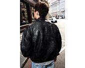Jacke Karl Kani - Signature PU Leather Bomber Jacket - Black