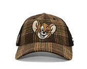 Kappe Capslab - Tom & Jerry Trucker - Jerry Wink Checkered - Brown / Black
