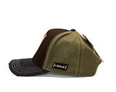 Kappe Capslab - Tom & Jerry Trucker - Best Buddies Distressed Patch - Brown / Olive