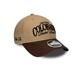 Kappe New Era - Branded Wordmark 9FORTY M-CROWN - Camel / Chestnut Brown