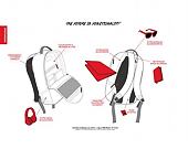Rucksack Sprayground - Shark Central Black Nylon Gray Embossed Backpack