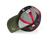 Kappe Capslab Trucker - Naruto - Sasuke - Olive Green
