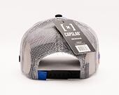 Kappe Capslab NASA A-Frame Trucker CL/NASA/1/NAS3 Royal Blue / Grey / Black