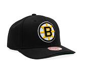 Kappe Mitchell & Ness - Team Ground 2.0 Pro Snapback - Boston Bruins - Black