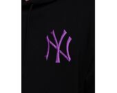 Pullover New Era League Essentials Oversized Hoody - NY Yankees - Black / Purple Nitro