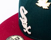 Kappe New Era 59FIFTY MLB "Leaf Drop" WS Chicago White Sox Green / White