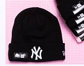 Mütze New Era - MLB Essential Cuff Knit Beanie - NY Yankees - Black / White