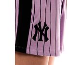 Damen Shorts New Era MLB Lifestyle Shorts - NY Yankees - Pastel Lilac / Black