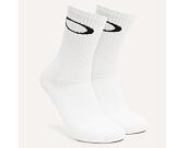 Socken Oakley Ellipse 3er Pack Crew Sock Weiß