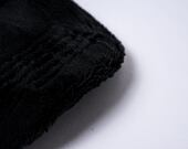 Kappe Reflection Luxury Fuzzy Trucker - Satin Black / White