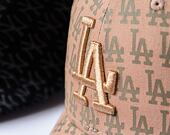 Kappe New Era - 9FORTY Team Monogram - LA Dodgers - Camel