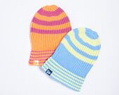 Mütze New Era - Medium Knit Stripe Beanie - Orange / Pink