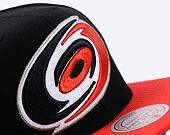 Kappe Mitchell & Ness - Team 2 Tone 2.0 Snapback - Carolina Hurricanes - Black/Red