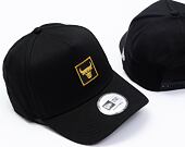 Kappe New Era - 9FORTY A-Frame NBA Metallic Patch - Chicago Bulls - Schwarz / Gold