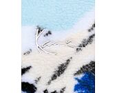 Jacke Karl Kani Metal Signature Ice Tiger Teddy Troyer black/off white/light grey