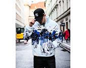 Jacke Karl Kani Metal Signature Ice Tiger Teddy Troyer black/off white/light grey