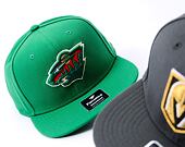 Kappe Fanatics - Minnesota Wild - A/CAP Str Mid Crn Adj Sqv Sbk - Dark Green