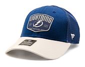 Kappe Fanatics - Tampa Bay Lightning - A/CAP Structured Adjustable Meshback - Blue Cobalt/White