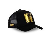 Kappe Capslab - Trucker Looney Tunes - Daffy Duck Metallplättchen - Schwarz / Gold